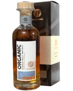 Flaske af Mosgaard Dark Peat Røget Økologisk Dansk Single Malt Whisky 50 cl inkl. miniature